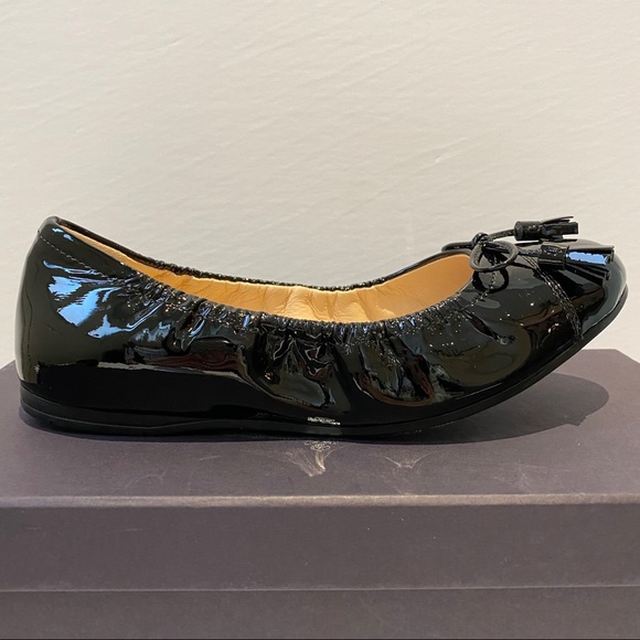 NIB PRADA patent leather tassel flat - Picture 6 of 12